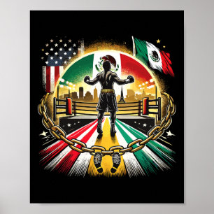 Mexikanska boxing Champion Strength and Glory Poster