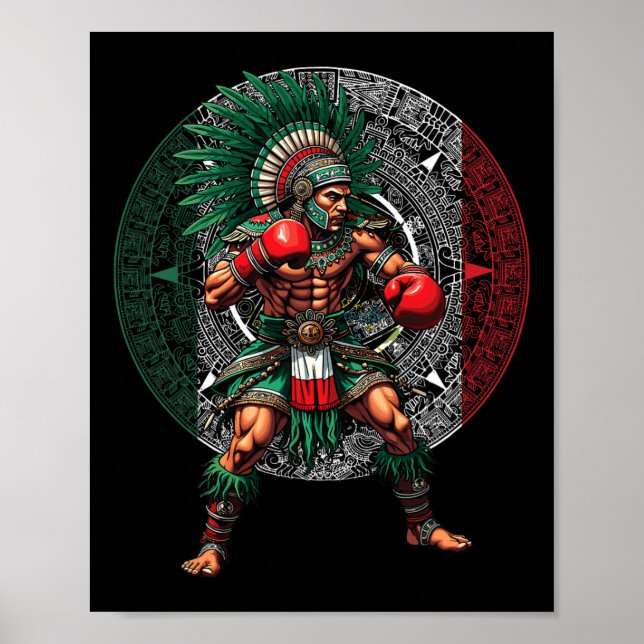 Mexikanska Boxing Poster (Framsidan)