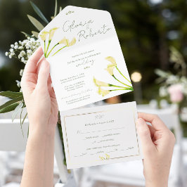 Mexikanska Bröllop Calla Lily Minimalist