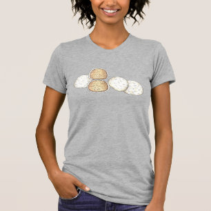 Mexikanska Bröllop ryska tea-kakor Snowball Cookie T Shirt