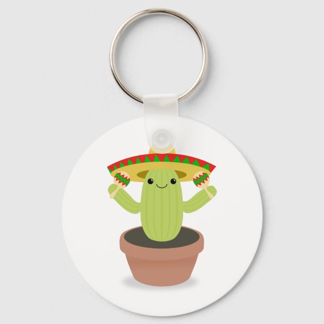 Mexikanska Cactus Nyckelring (Framsida)