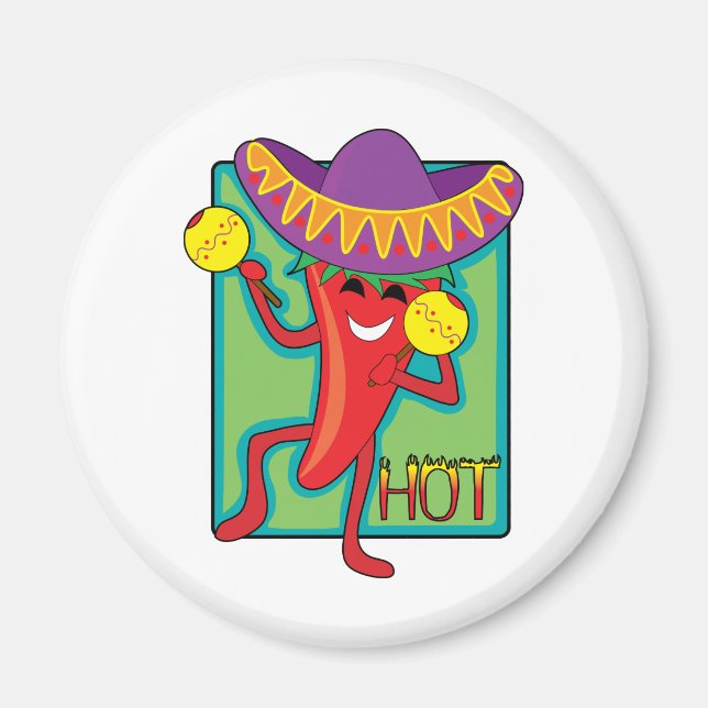 Mexikanska Chili Magnet (Framsidan)