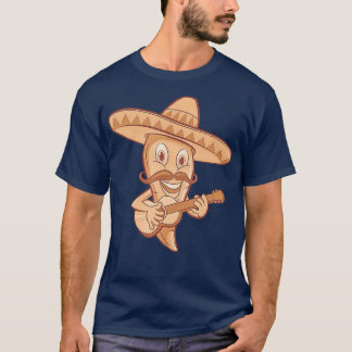 Mexikanska Chili Mariachi Guitar Musician T Shirt