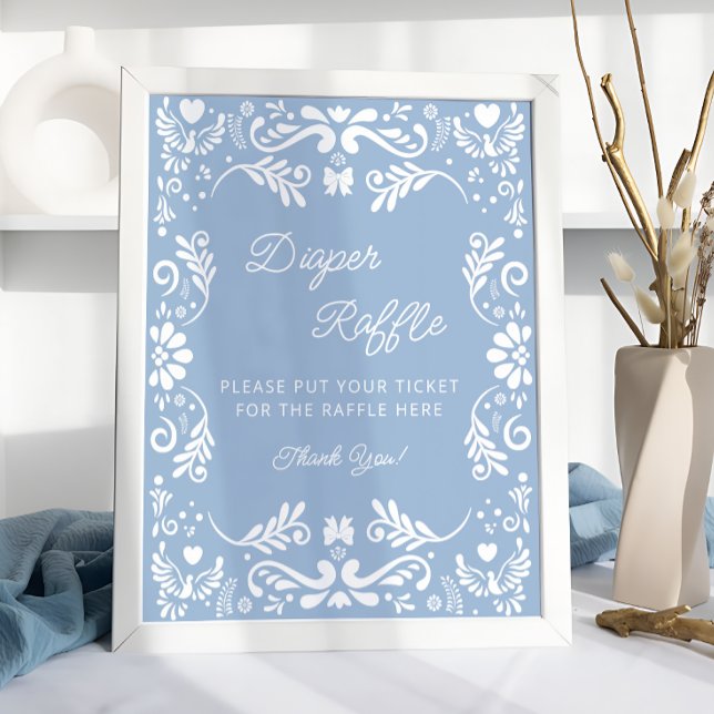 Mexikanska Cielito Lindo Baby Shower Raffle Poster (Skapare uppladdad)