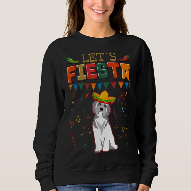 Mexikanska Cinco De Mayo Fiesta Låt oss Fiesta Doo T Shirt (Framsida)
