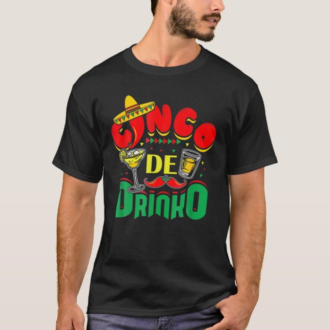 Mexikanska Cinco De Mayo Hat History Month Period  T Shirt (Framsida)