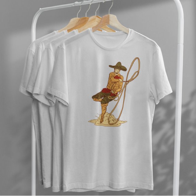 Mexikanska Cowboy T Shirt (Skapare uppladdad)