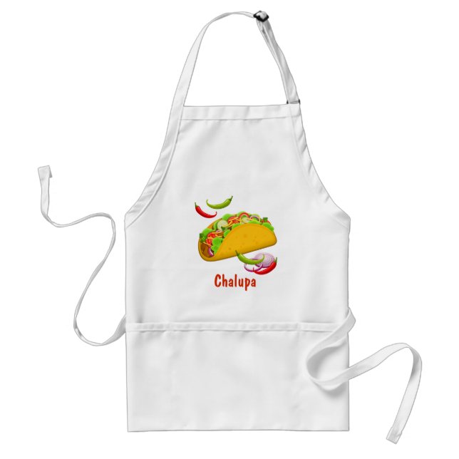 Mexikanska Cusine Chalupa Apron Förkläde (Framsidan)