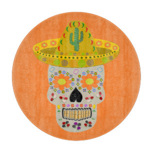 Mexikanska Day of the dead Skull