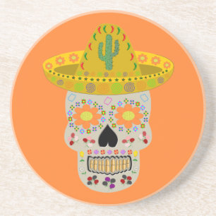 Mexikanska Day of the dead Skull Underlägg