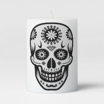 Mexikanska Day of the dead Sugar Skull