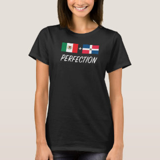 Mexikanska Dominikanska Flagga Mexiko Dominikanska T Shirt
