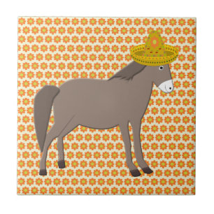 Mexikanska Donkey Day of the dead Kakelplatta