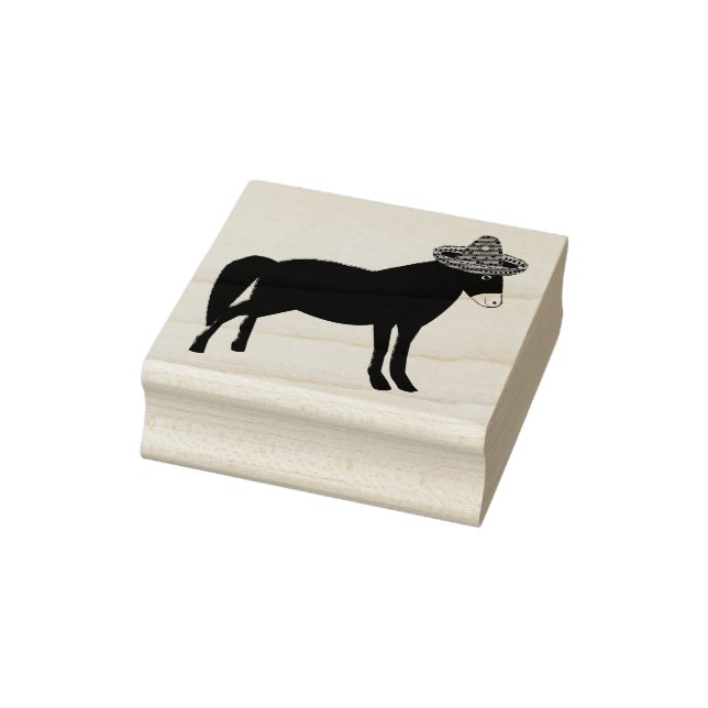 Mexikanska Donkey Day of the dead Stämpel (Stämpel)