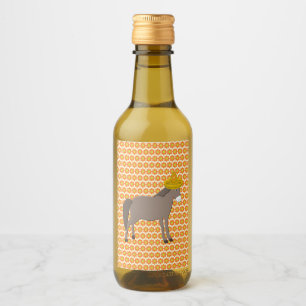 Mexikanska Donkey Day of the dead Vinetikett