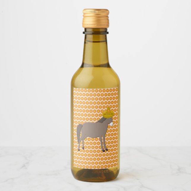 Mexikanska Donkey Day of the dead Vinetikett (Framsida)