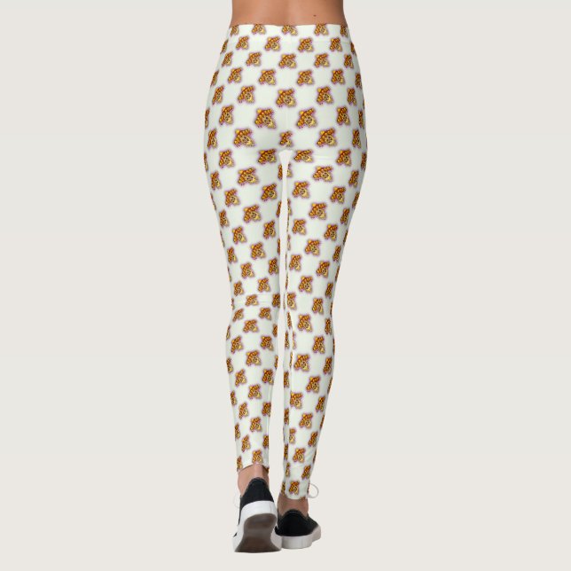 Mexikanska Döskallar Leggings (Baksida)
