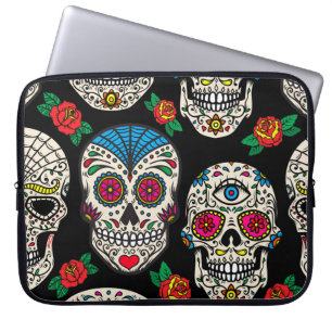 Mexikanska Döskallar och Ro: Vintage Design Laptop Fodral