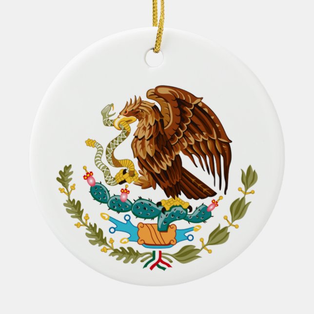 Mexikanska Eagle Ornament (Framsidan)