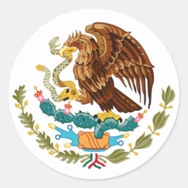 mexikanska Eagle Runt Klistermärke