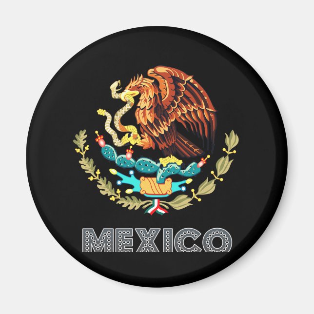 Mexikanska Emblem Magnet (Framsidan)