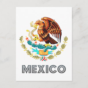 Mexikanska Emblem Vykort