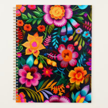 Mexikanska Embroidery Inspired Print Planner