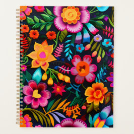 Mexikanska Embroidery Inspired Print Planner
