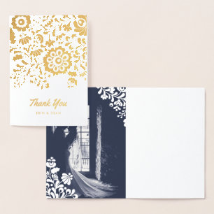 Mexikanska Embroidery-Personligen Inside Photo Car Folierat Kort