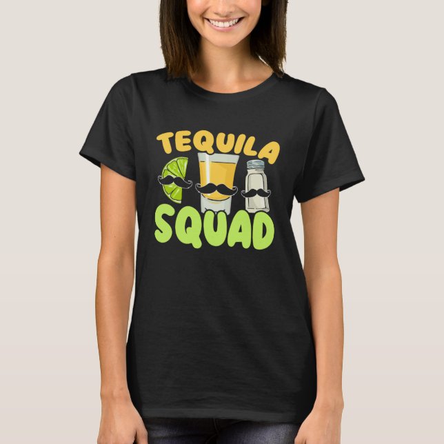 Mexikanska festivalen Tequila Drinker Cinco de M T Shirt (Framsida)
