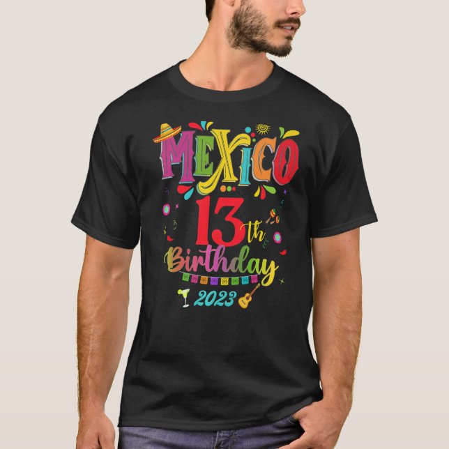 Mexikanska Fiesta 50:e dagars matchningsgrupp 7 T Shirt (Framsida)