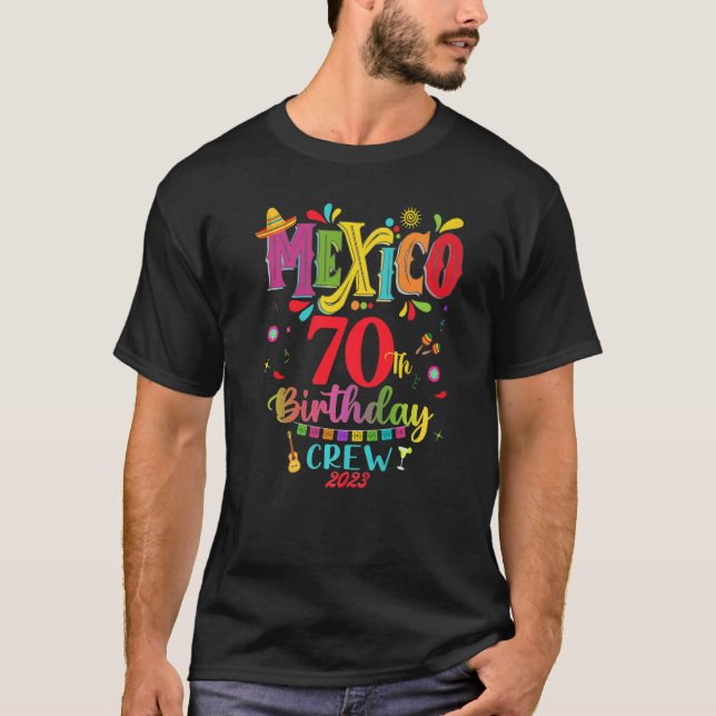 Mexikanska Fiesta 50:e dagars matchningsgrupp 8 T Shirt (Framsida)