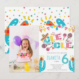 Mexikanska fiesta Birthday Photo Inbjudningar