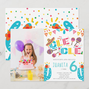 Mexikanska fiesta Birthday Photo Inbjudningar