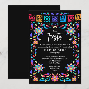 Mexikanska Fiesta Cinco de Mayo Födelsedagsfest Inbjudningar