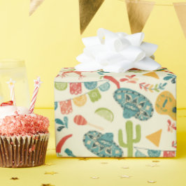 Mexikanska Fiesta Cute Patterned Presentpapper