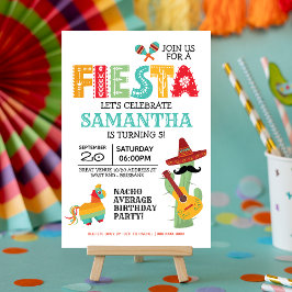 Mexikanska Fiesta Födelsedagsfest inbjudan