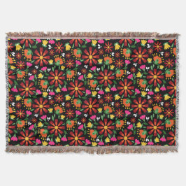 Mexikanska Fiesta Folembroidery Filt