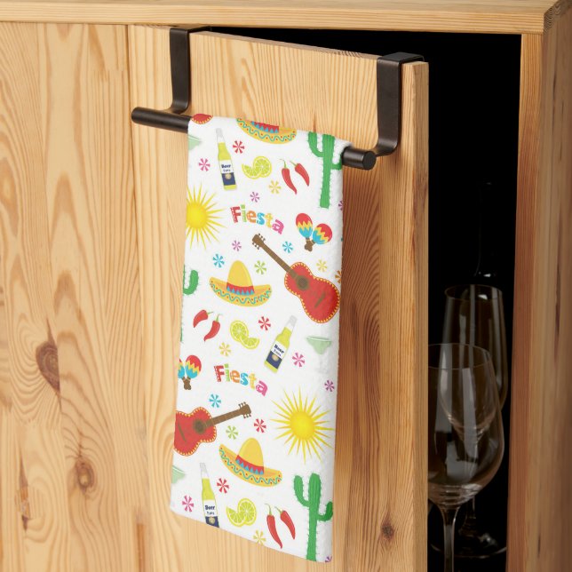 Mexikanska fiesta Kitchen Towels Kökshandduk (Thirds Fold)