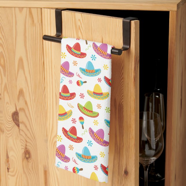 Mexikanska fiesta Kitchen Towels Kökshandduk (Thirds Fold)