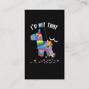 Mexikanska Fiesta Lycklig Cinco De Mayo Pinata Visitkort