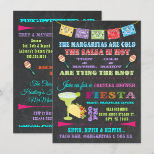 Mexikanska Fiesta Par Möhippa Inbjudningar