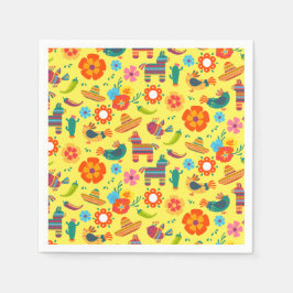 Mexikanska Fiesta Party Pappersservett