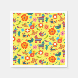 Mexikanska Fiesta Party Pappersservett