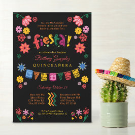 Mexikanska Fiesta Quinceañera Inbjudningar