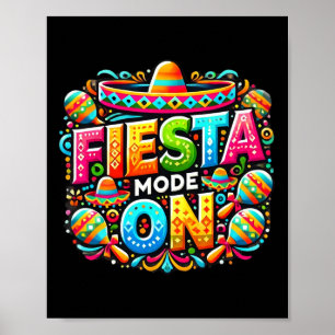 Mexikanska Fiesta Shirts Cinco De Mayo Hispanic He Poster
