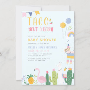Mexikanska Fiesta Taco Bout A Baby par Shower Inbjudningar