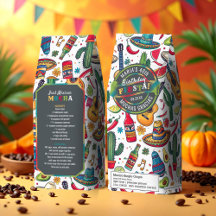 Mexikanska Fiesta valfri Tillfälle Mönster Wht ID1