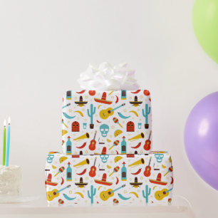 Mexikanska fiesta Wrapping Papper Presentpapper