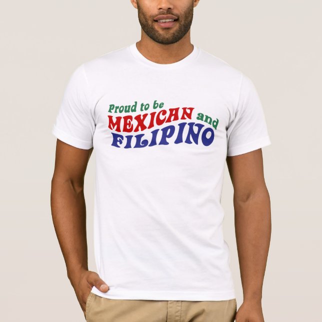 Mexikanska filippino t-shirt (Framsida)